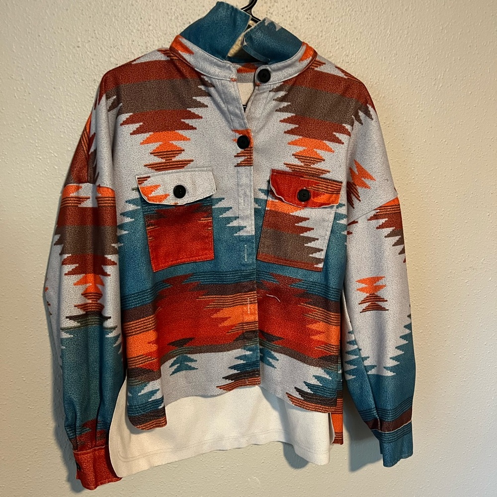 Aztec Print Jacket